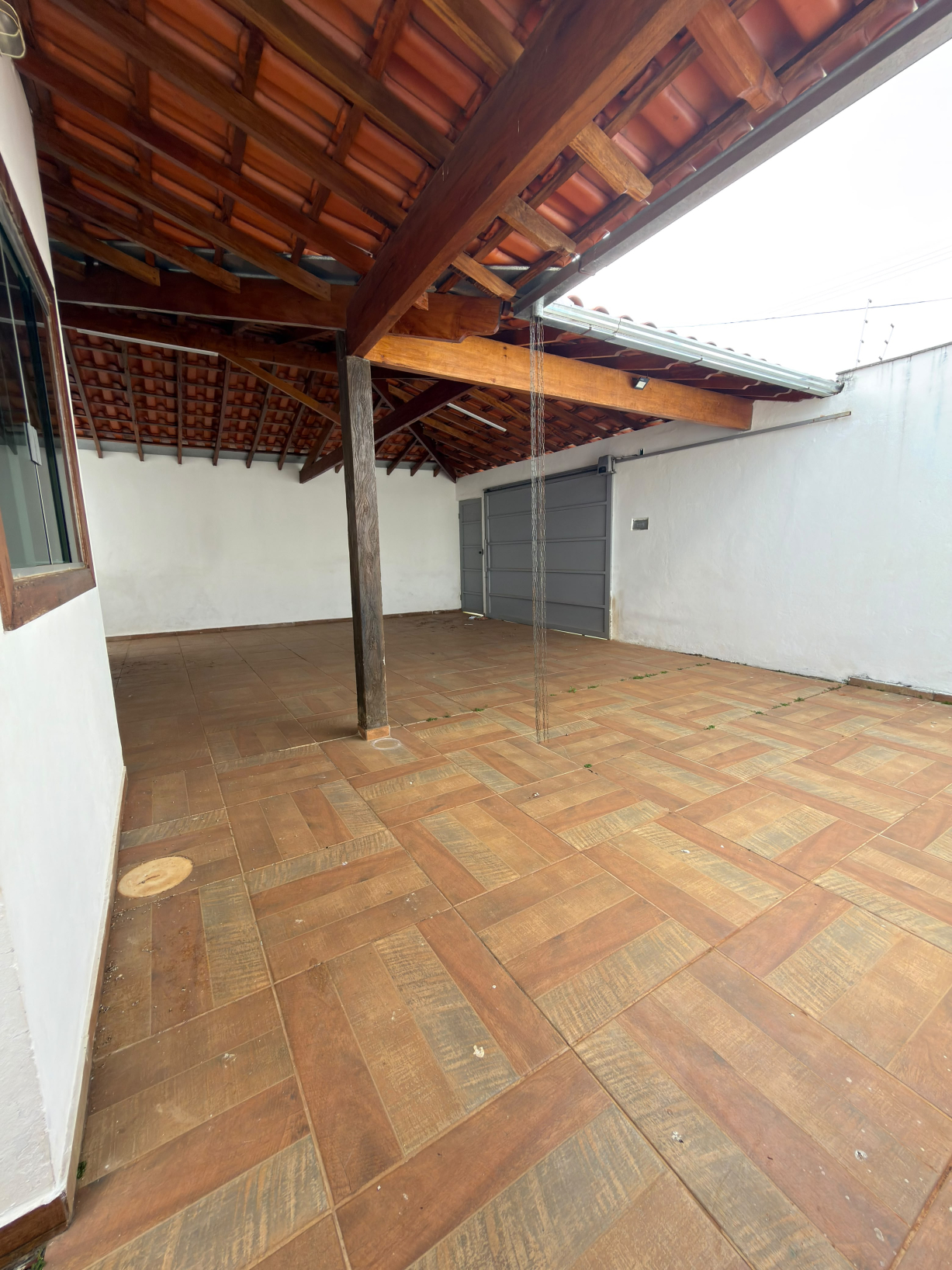 garagem coberta